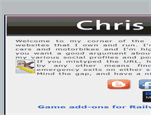 Tablet Screenshot of chris-longhurst.com